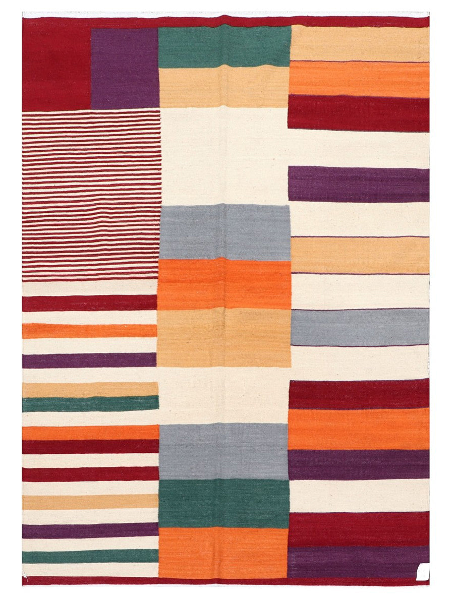 Scandinavisch Kilim Vloerkleed - Maat: 240 x 170 cm