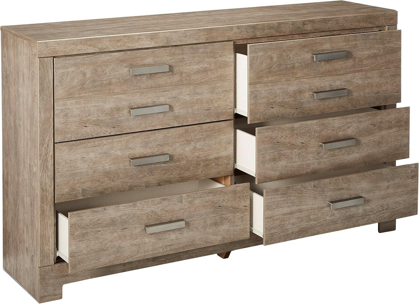 Culverbach Scandinavian Dresser 6 Drawers Weathered Gray-4