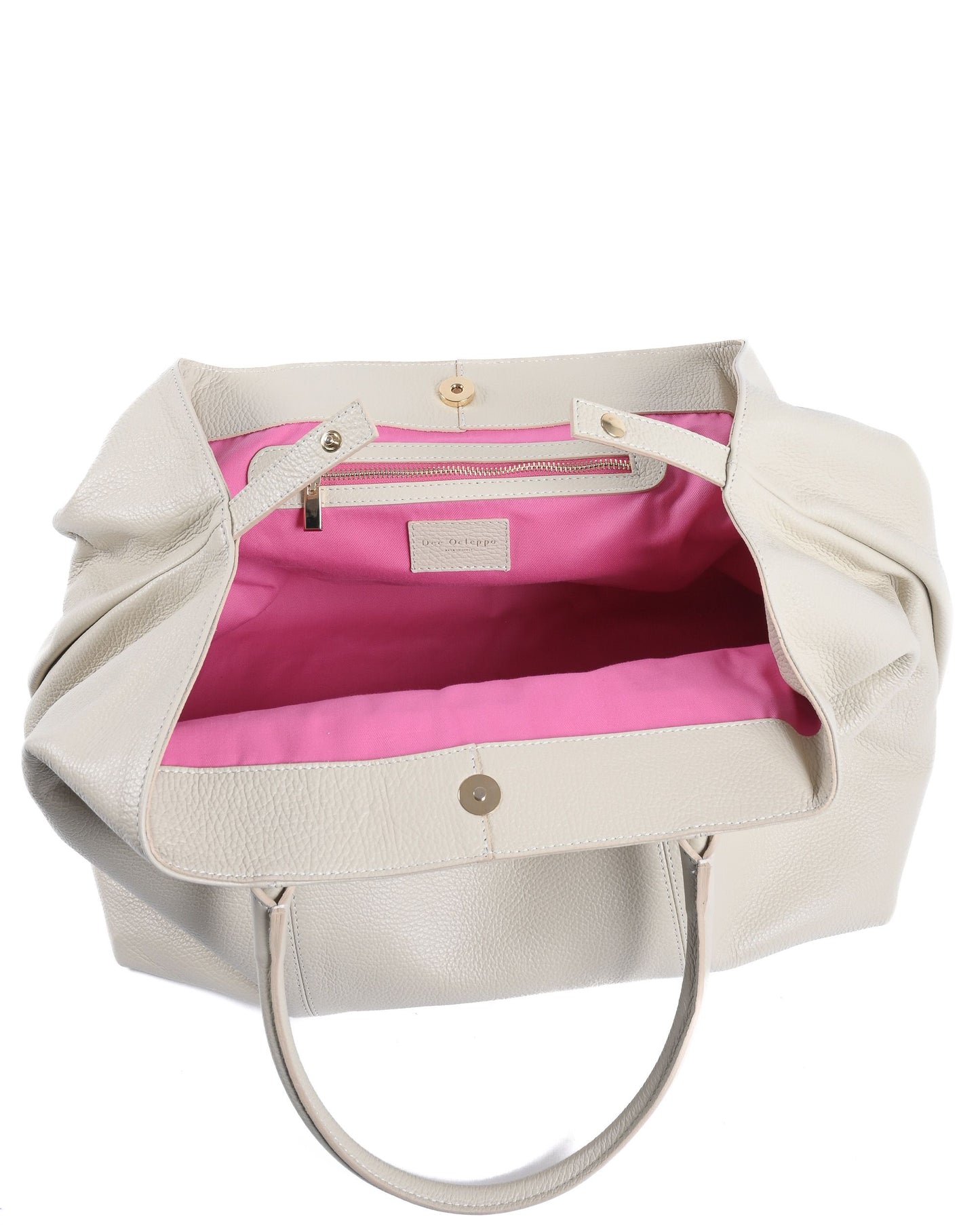 Fjordora Riviera Leather Bag – Ivory Cream