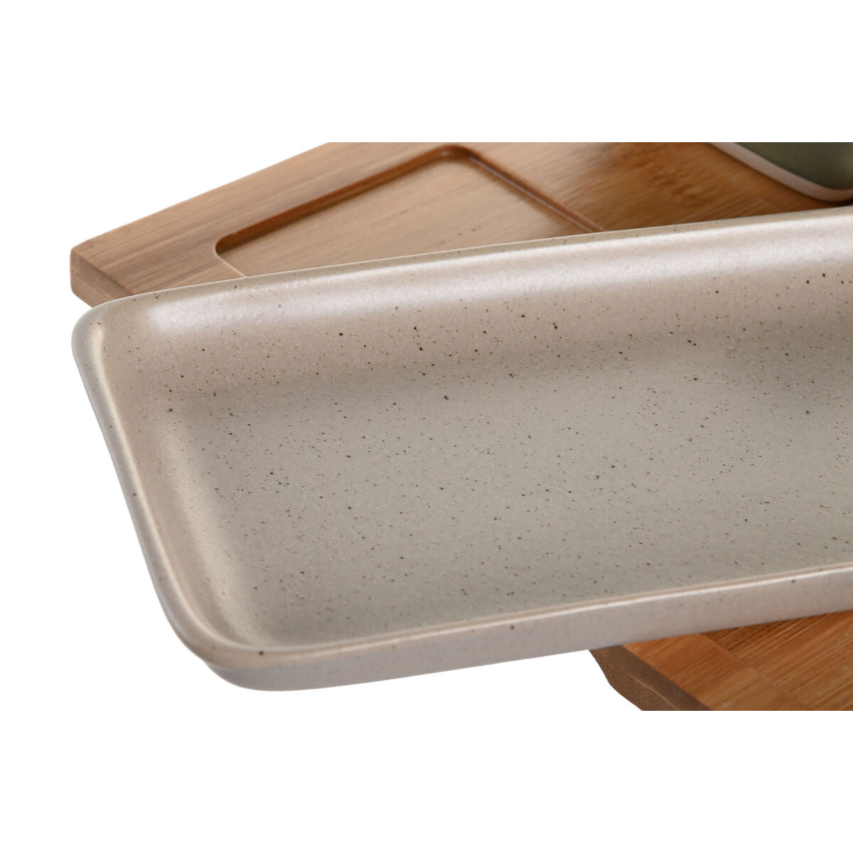 Hapjesset – porselein & bamboe – 6-delig – Scandinavisch design