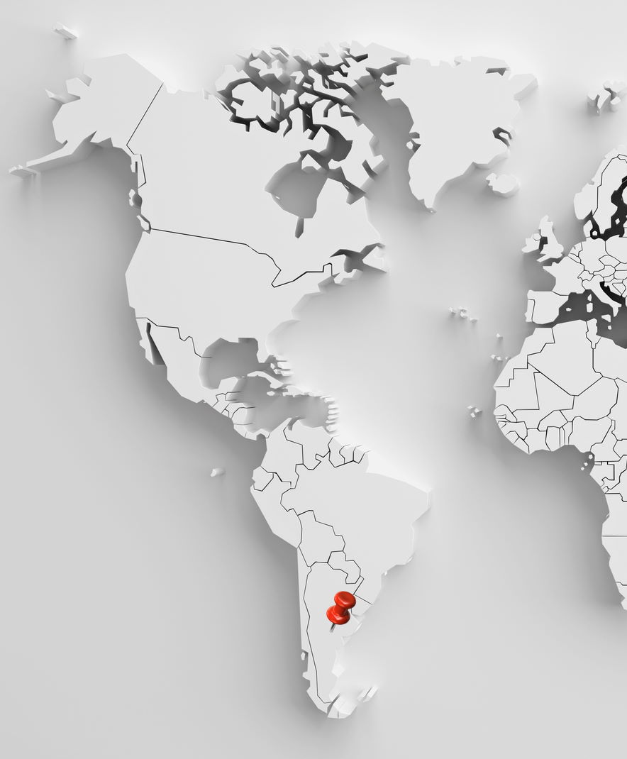 oprindelse - kort - argentine