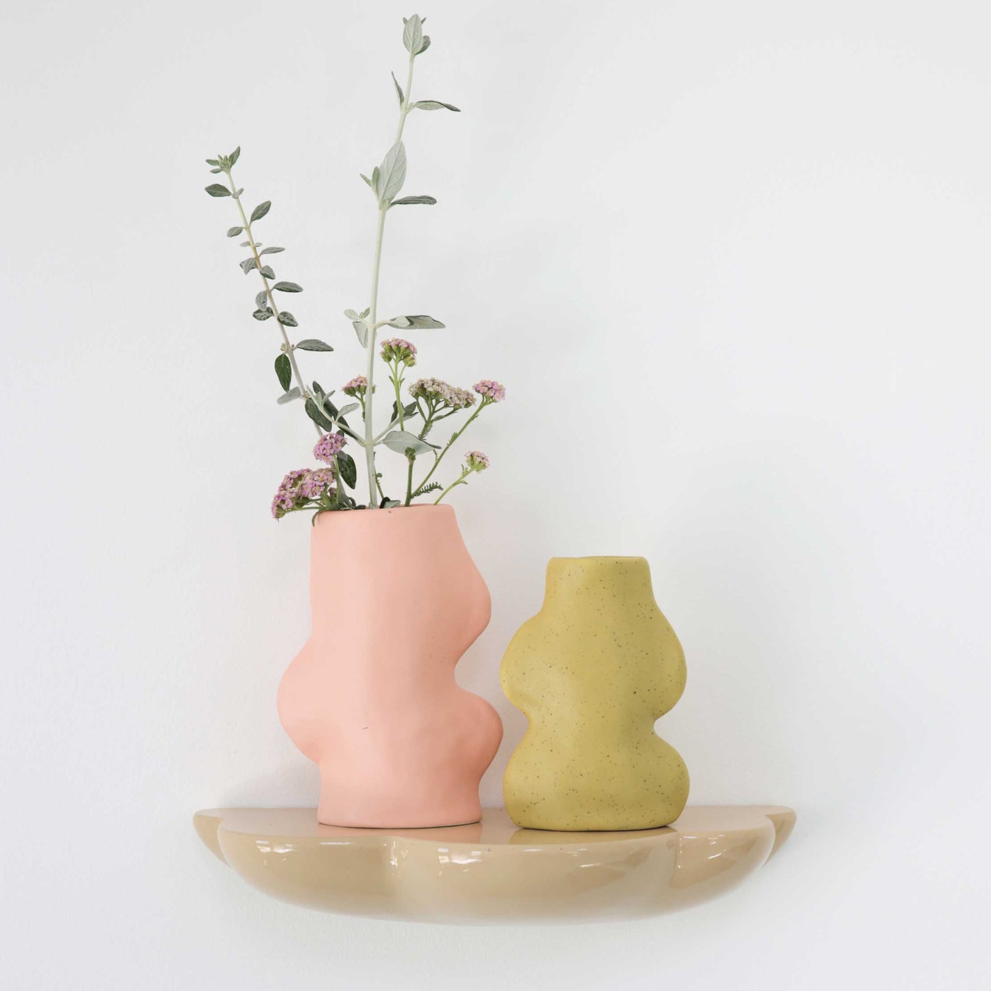 Keramische design vaas – klein – pistachegroen – Scandinavisch design