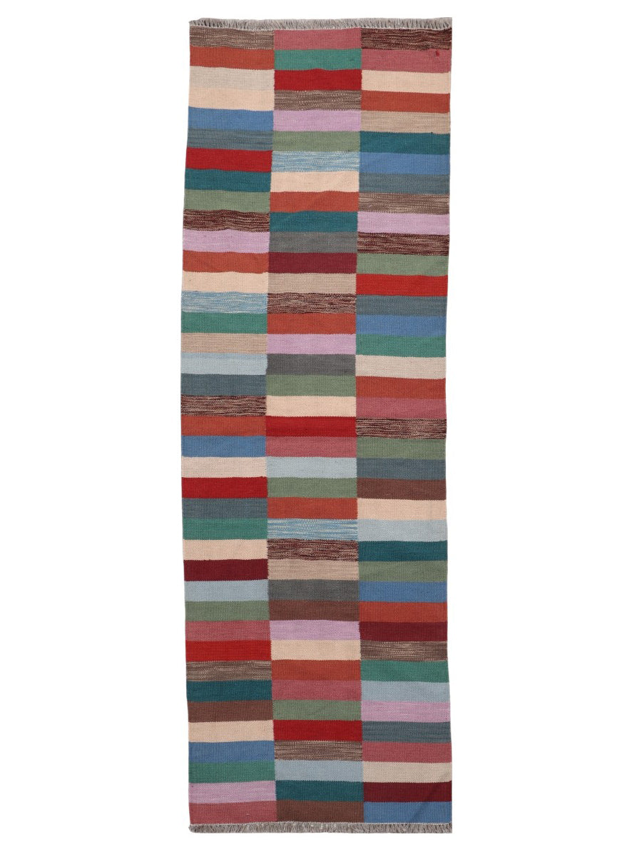 Scandinavisch Kilim Loper - Maat: 240 x 80 cm