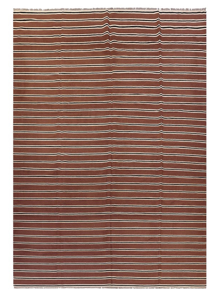 Scandinavisch Kilim Vloerkleed - Maat: 427 x 298 cm