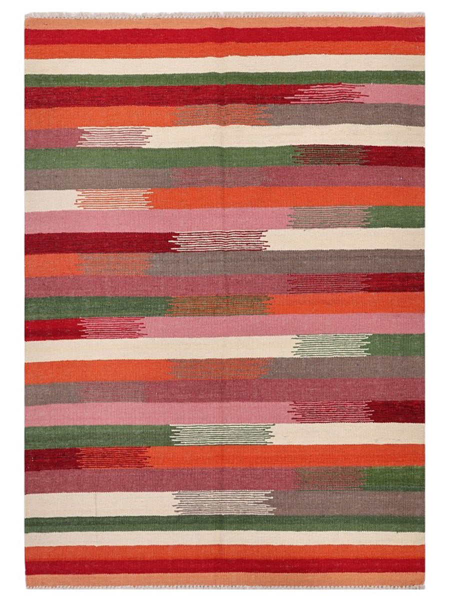 Scandinavisch Kilim Vloerkleed - Maat: 175 x 125 cm