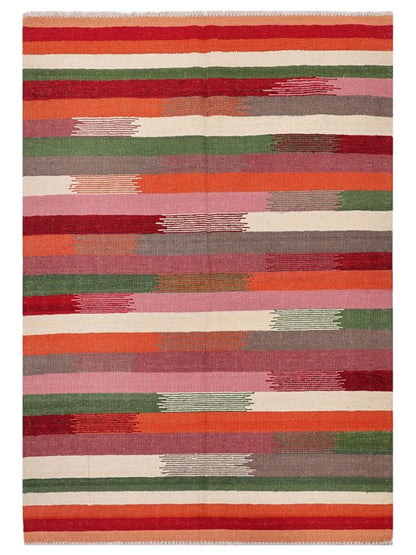 Scandinavisch Kilim Vloerkleed - Maat: 175 x 125 cm