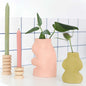 Keramische vaas – groot – roze – organische vorm – Scandinavisch design