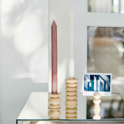 Houten kandelaar – Middel