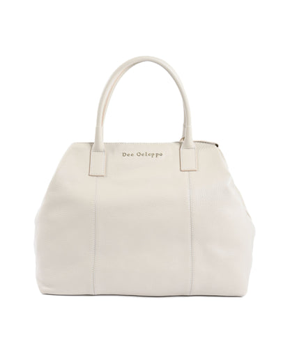 Fjordora Riviera Leather Bag – Ivory Cream