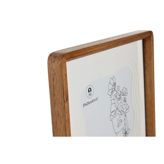 Fotolijst – Scandinavisch – acaciahout – wit / naturel – 20x25 cm