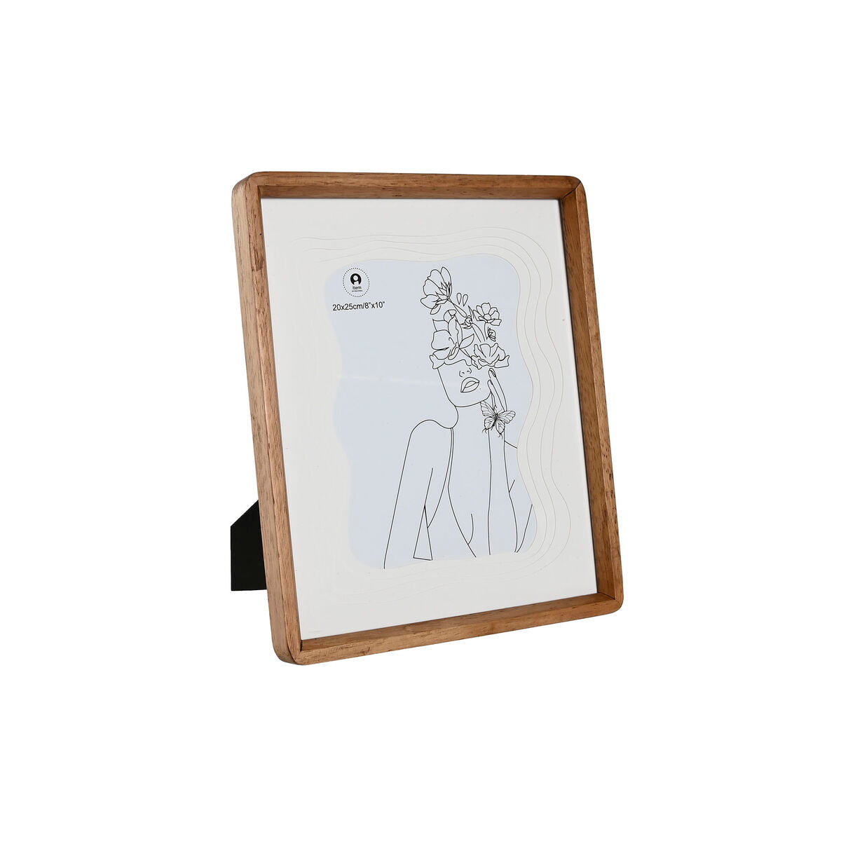 Fotolijst – Scandinavisch – acaciahout – wit / naturel – 20x25 cm