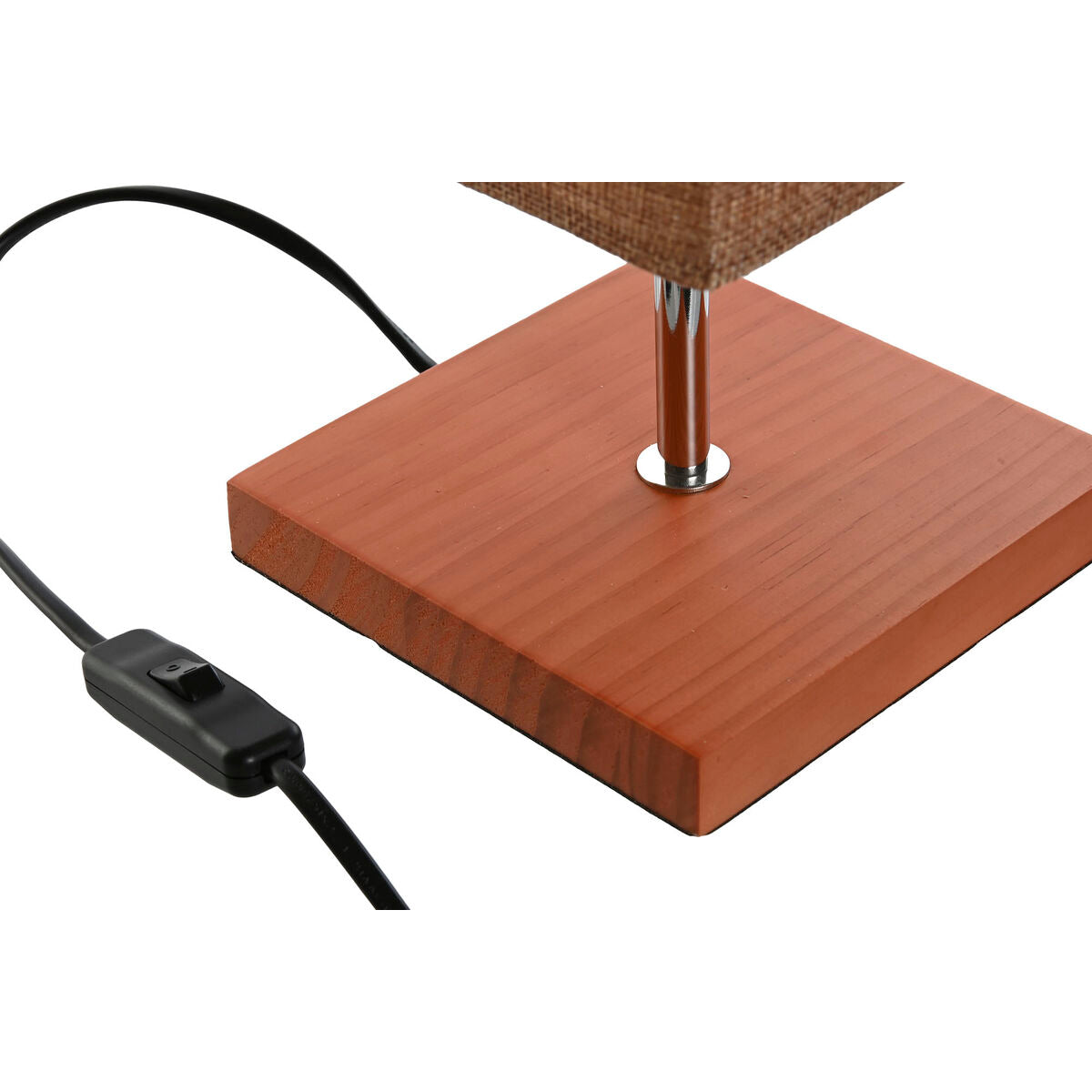 Minimalistische tafellamp hout & linnen – warme sfeerverlichting