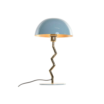 Design tafellamp blauw goud – speels & modern statement