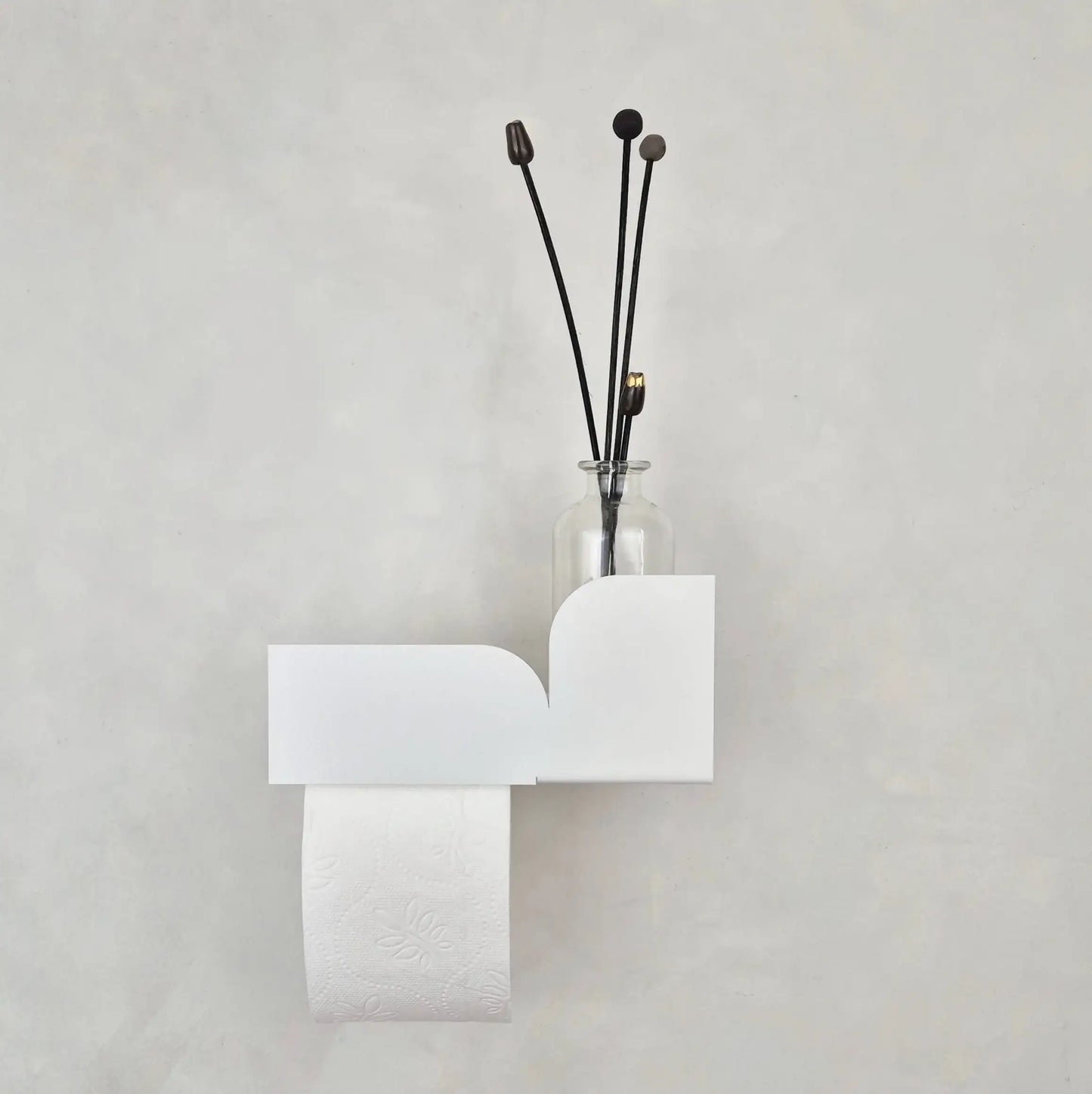 Metalen wandplank Torino – voor de badkamer