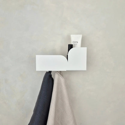 Metalen wandplank Torino – voor de badkamer