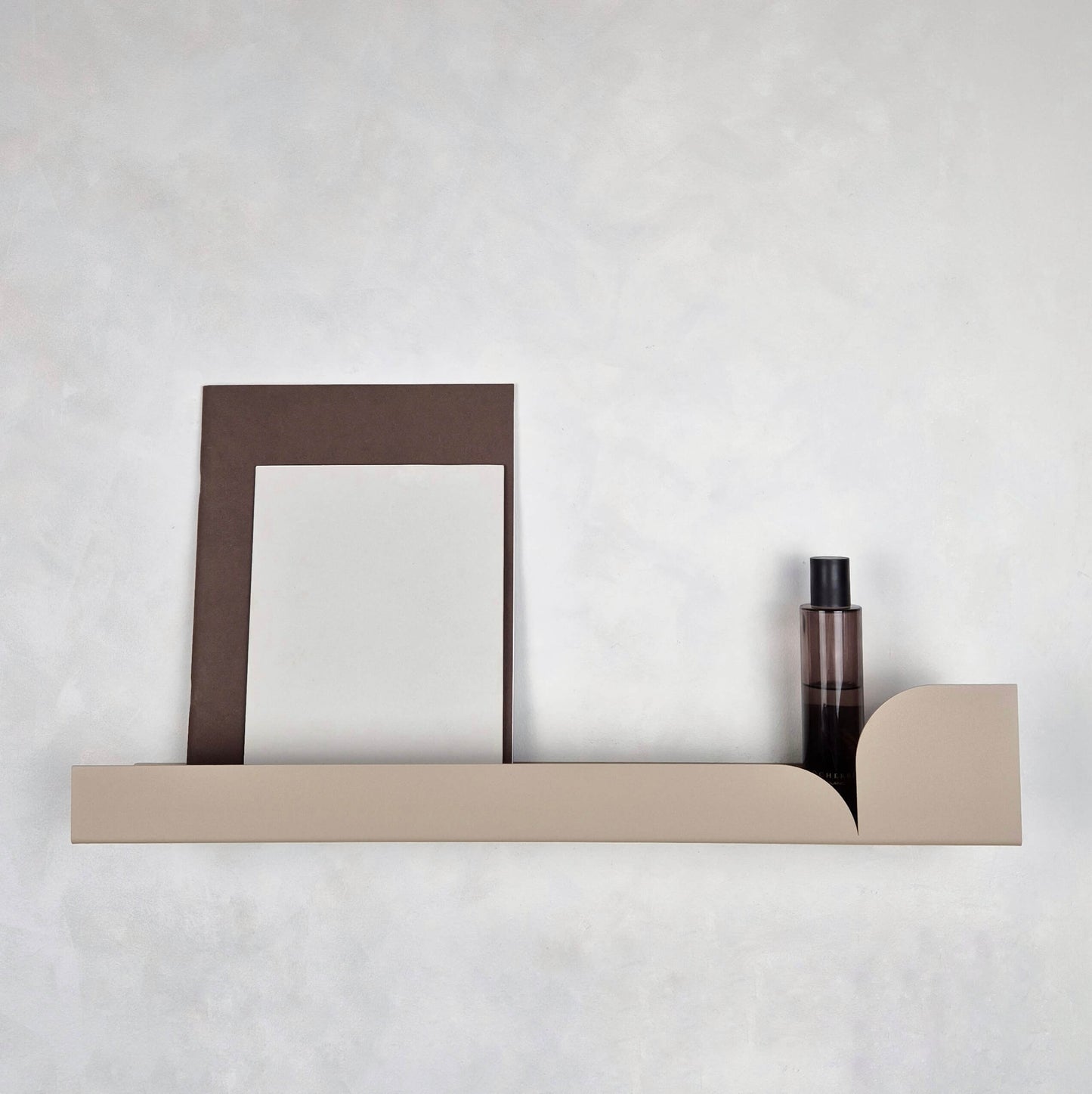 Metalen wandplank Torino groot – zwevende plank 60 cm