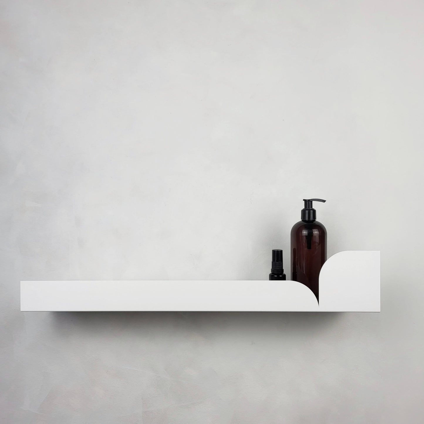 Metalen wandplank Torino groot – zwevende plank 60 cm