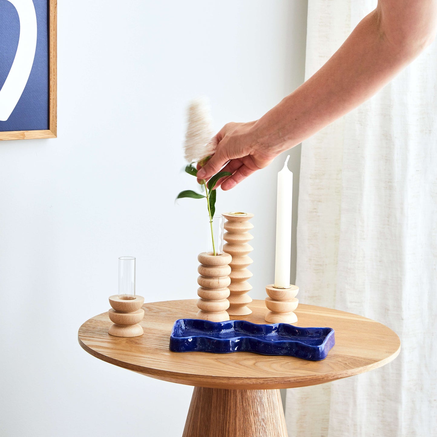Houten Vaas – Middel