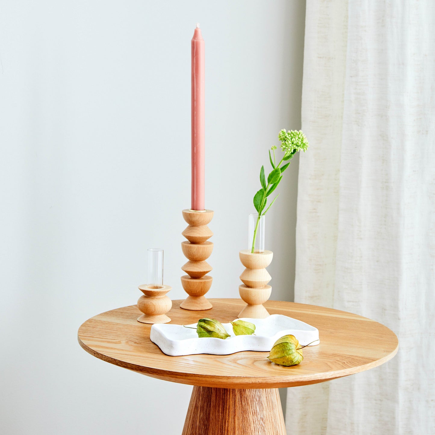 Houten Vaas – Middel