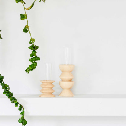 Houten Vaas – Middel