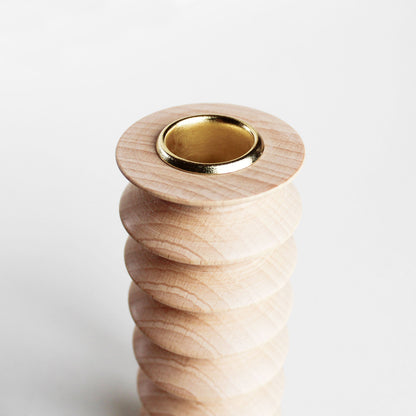 Houten Kandelaar – Middel