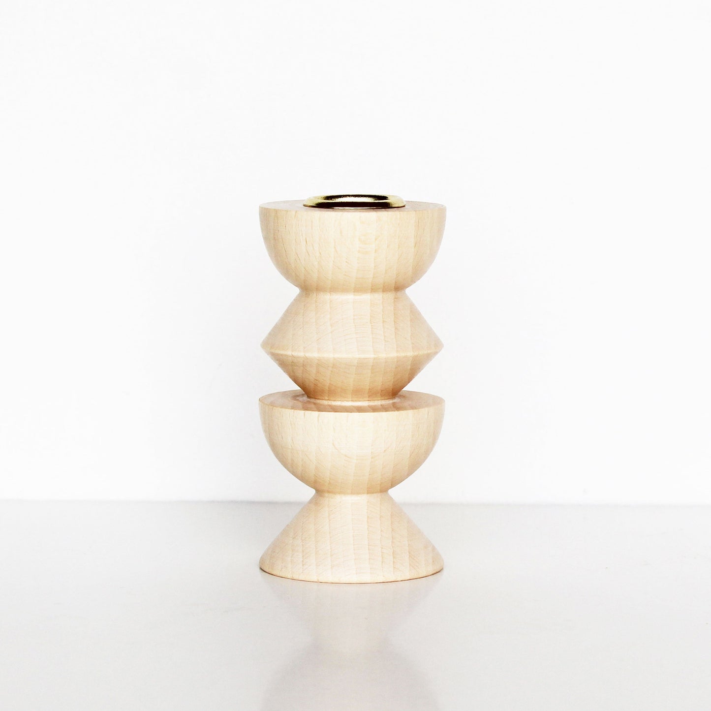 Houten Kandelaar – Middel