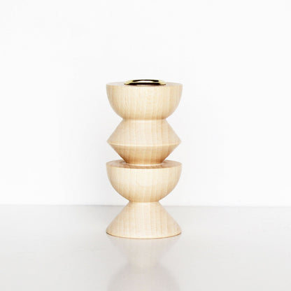 Houten Kandelaar – Middel