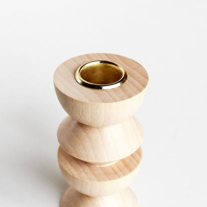 Houten Kandelaar – Middel