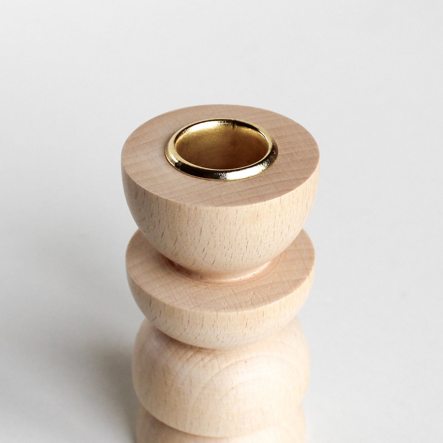 Houten kandelaar – Middel