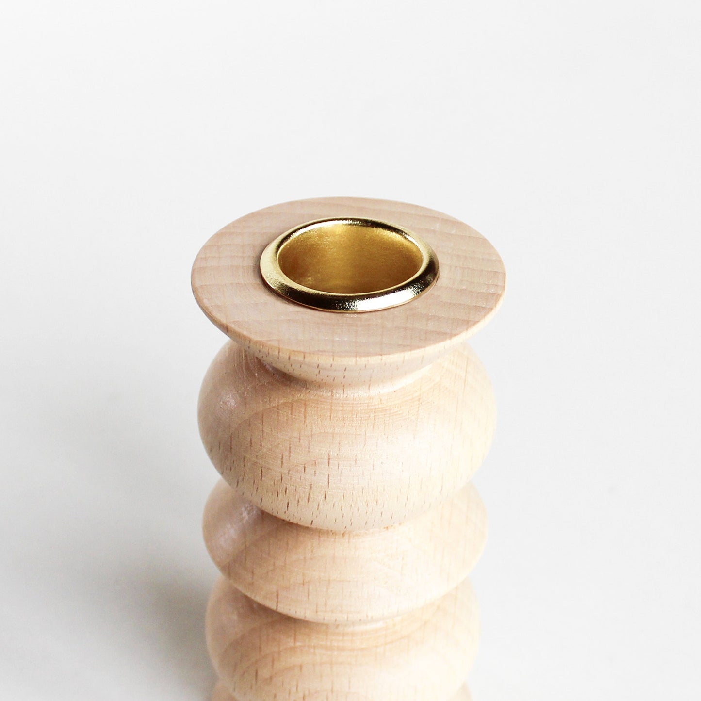 Houten kandelaar – Middel