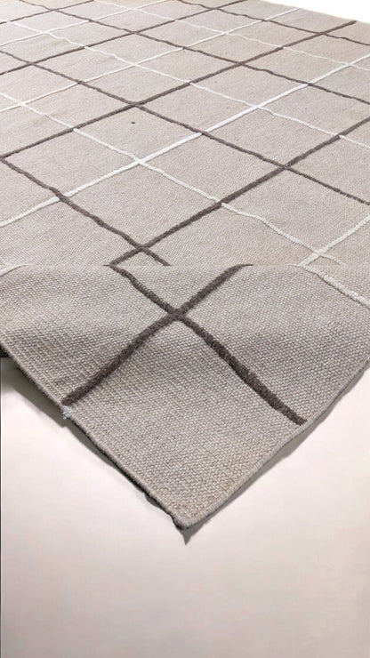 Scandinavisch Kilim Vloerkleed - Maat: 292 × 207 cm