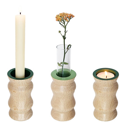 Vira 3-in-1 Kandelaar – Groen