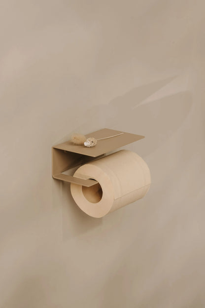 Toiletrolhouder Berno – met geïntegreerd plankje