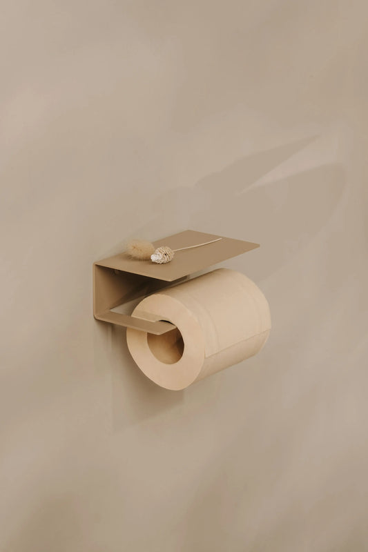 Toiletrolhouder Berno – met geïntegreerd plankje