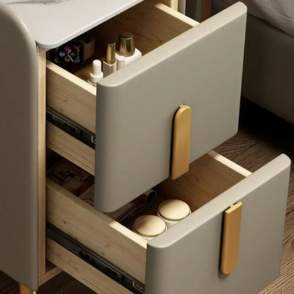 Slim Smal Nachtkastje met Draadloos Opladen | Modern Scandinavisch Design