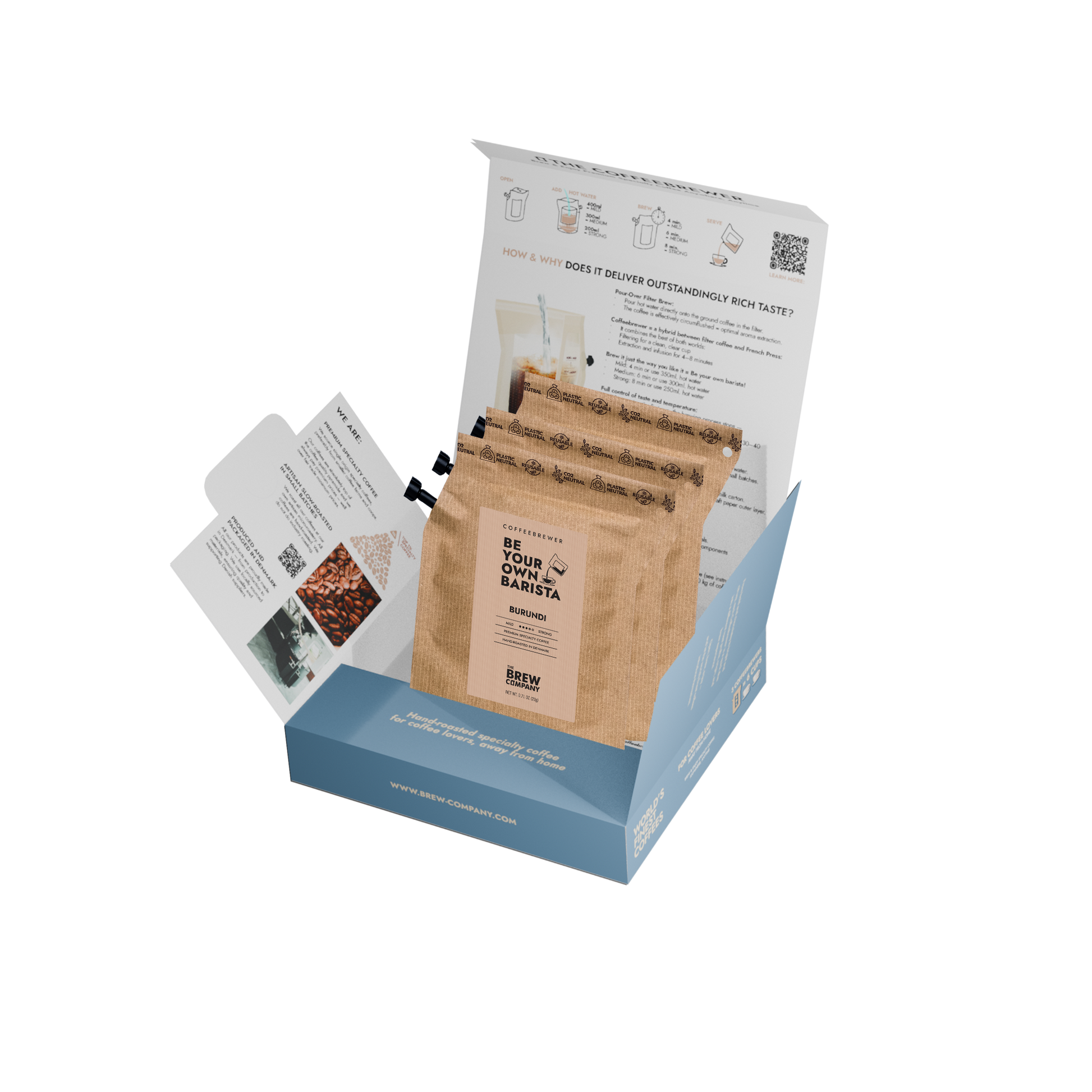WONDERFUL COPENHAGEN SPECIALTY COFFEE 3 PCS GIFT BOX-3