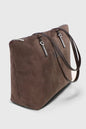 Brown Suede Shopper Bag – Fjordora™ Oslo Tote