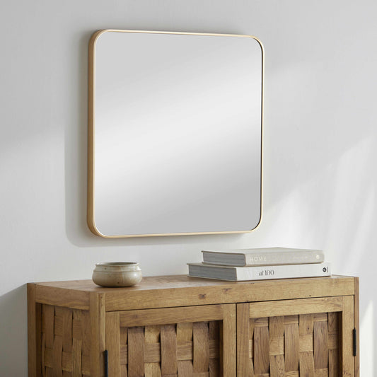 Gouden boogvormige wandspiegel – modern & luxe Scandinavisch design