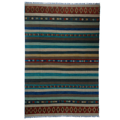 Soumak-Multicolor-Kilim-Rug