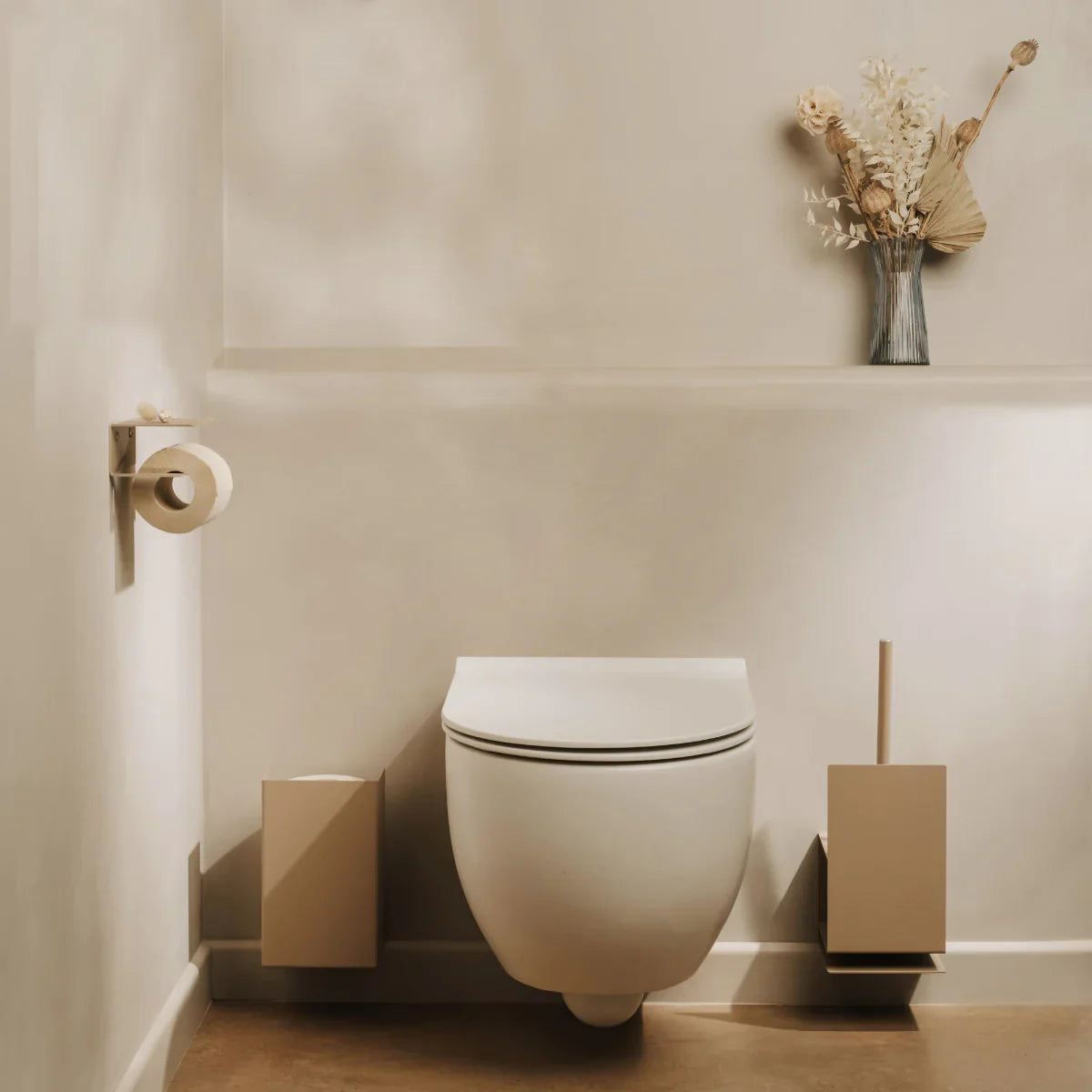 Toiletrolorganizer Amsterdam – industrieel badkameraccessoire