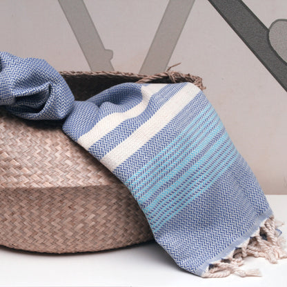 Fjordora Driekleuren Hamam Handdoek