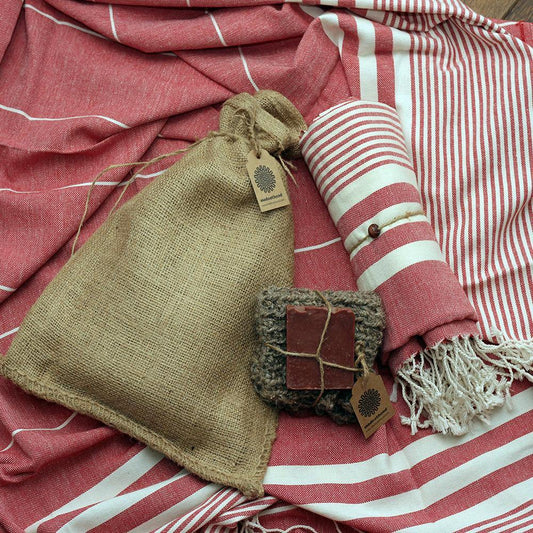 Bad & Body Cadeauset - Harem Rood