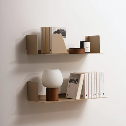 Metalen wandplank Firenze – zwevende boekenplank