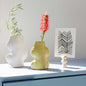 Keramische vaas – medium – wit – organische vorm – Scandinavisch design