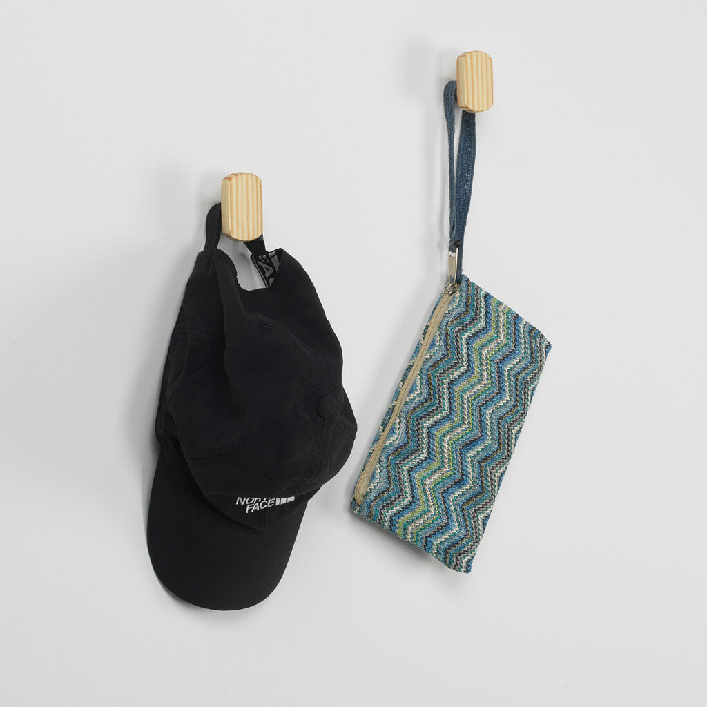 Wandhaken Verona – massief houten kapstokken (set van 2)