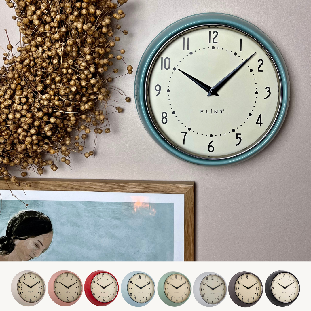 PLINT Retro Wandklok