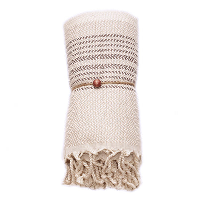 Fjordora Driekleuren Hamam Handdoek
