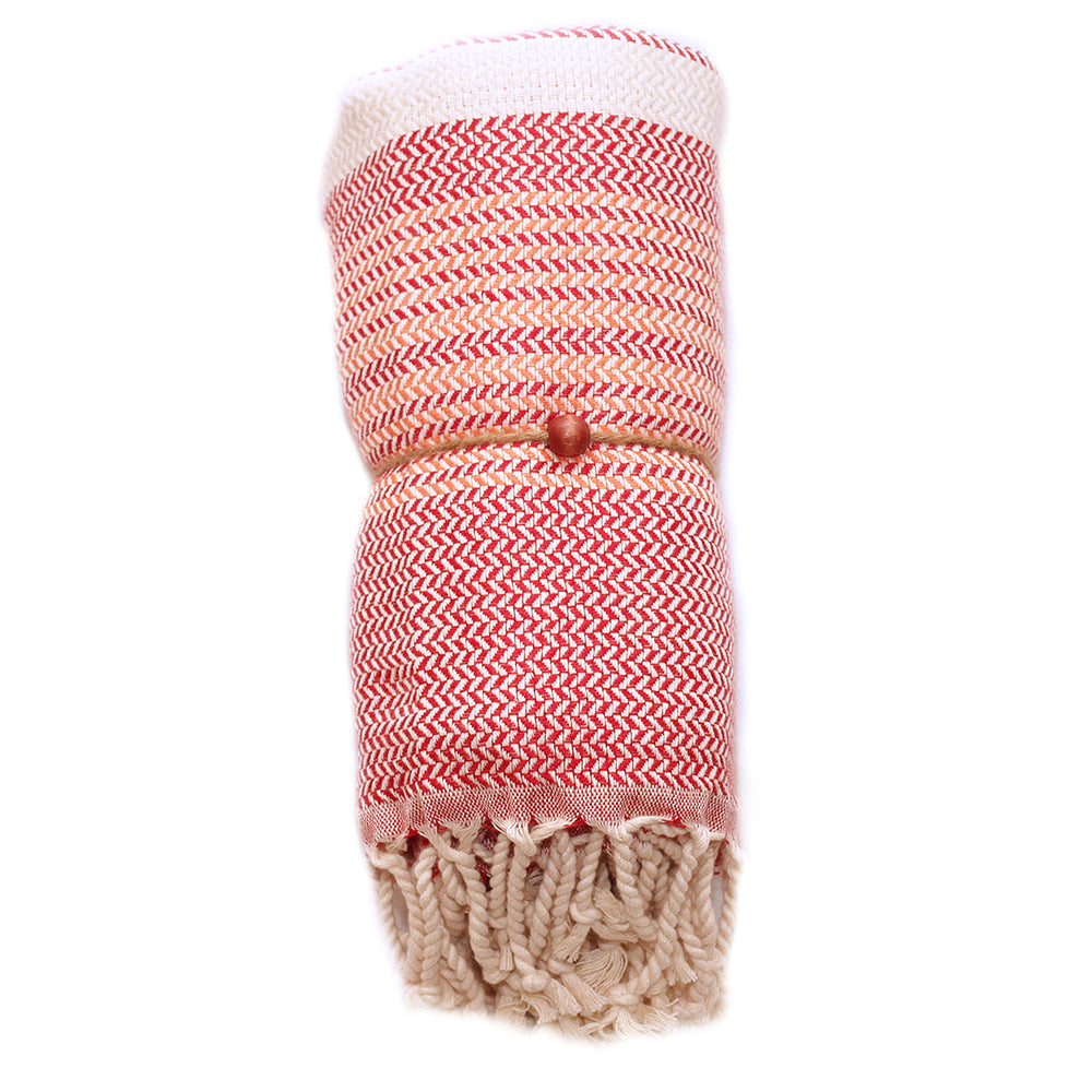 Fjordora Driekleuren Hamam Handdoek