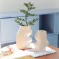 Keramische design vaas – groot – wit – organische vorm – Scandinavisch design