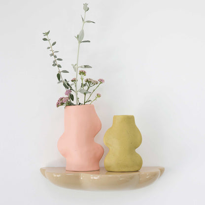 Keramische design vaas – klein – pistachegroen – Scandinavisch design